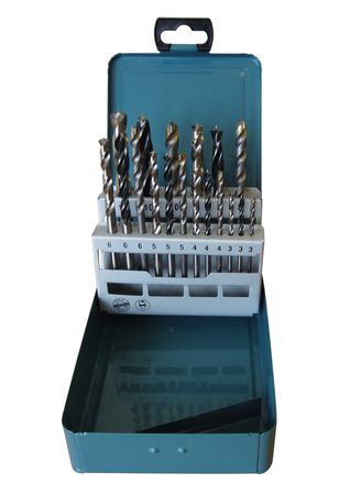 Makita Bohrer-Set 18 tlg. für Stein / Metall / Holz, D-46202 Makita Bohrer-Set 18 tlg. für Stein / Metall / Holz, D-46202