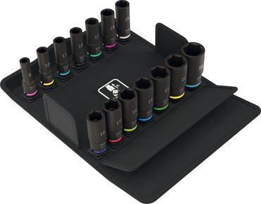 Wera 8790 B Stekschlüssel-Satz 3/8" Impaktor Deep Set 1, 14-teilig