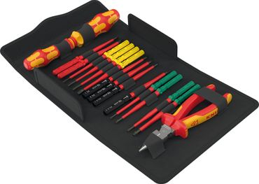 Wera Kraftform Kompakt VDE 17 extra slim 2 Tool Finder, 17-teilig