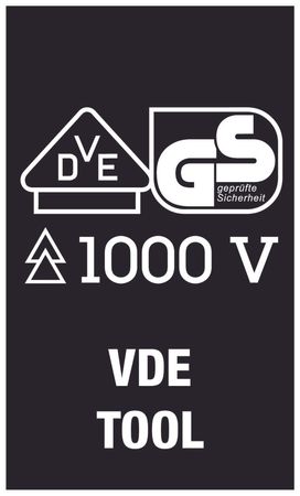 7508 VDE Kraftform Safe-Torque Speed Destornillador dinamométrico, 0,4