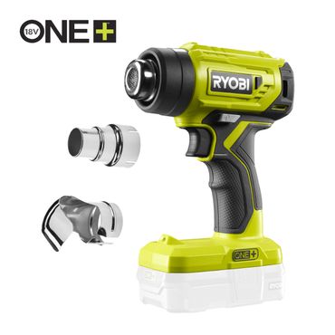 Ryobi 18 V ONE+ Akku-Heißluftpistole R18HG-0, 170l/min Luftstrom, ohne Akku und Ladegerät