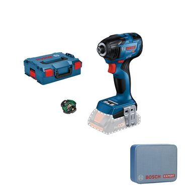 Bosch Akku-Drehschlagschrauber GDR 18V-210 C Solo in L-BOXX & JBL-Lautsprecher