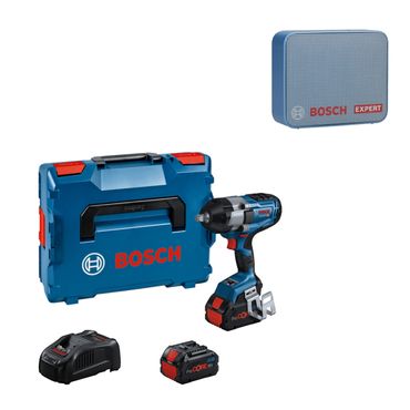 [Paket] Bosch BITURBO Akku-Schlagschrauber GDS 18V-1000 C 2x 5,5 Ah und Lader in L-BOXX