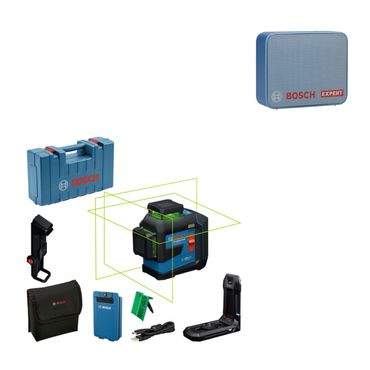 [Paket] Bosch Linienlaser GLL 80-33 G mit LB10 + DK20 + Akku BA3.7V XL im Koffer & JBL-BOX