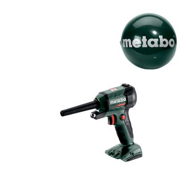 Metabo Akku-Blaspistole BP 18 LTX BL ohne Akku und Ladegerät & Metabo Wasserball