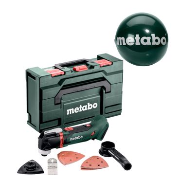 Metabo Akku-Multitool MT 18 LTX 18V ohne Akku ohne Ladegerät in metaBox & Wasserball