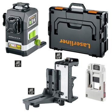 Laserliner 3x360°-Set PowerPlane-Laser 3G Multi-18V + PowerAdapter für Bosch (ohne Akku und Ladegerät) Laserliner 3x360°-Set PowerPlane-Laser 3G Multi-18V + PowerAdapter für Bosch (ohne Akku und Ladegerät)