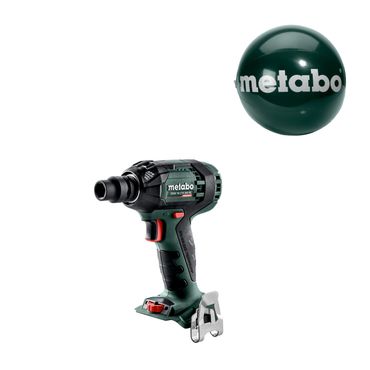 Metabo Akku-Schlagschrauber SSW 18 LTX 300 BL ohne Akku ohne Lader in metaBOX 145 + Metabo aufblasbarer Wasserball