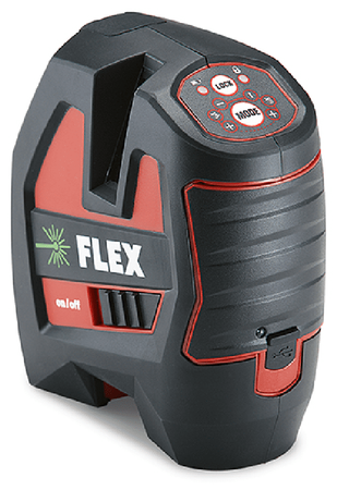 FLEX Selbstnivellierender Kreuzlinien Laser ALC 3 1 G, grün 
