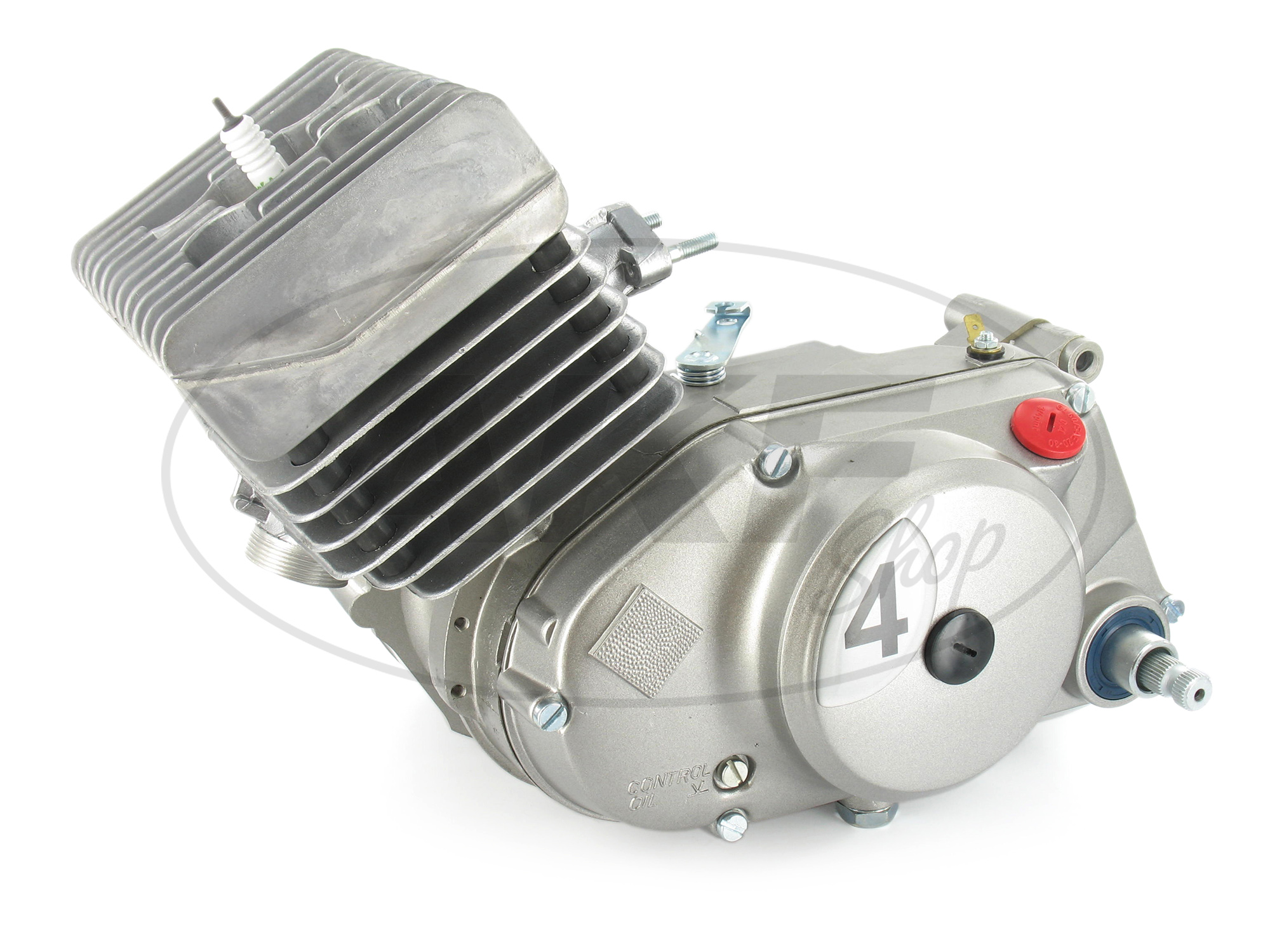 50ccm Motor Für Simson - 4-Gang, 60km/h, Natur Gehäuse