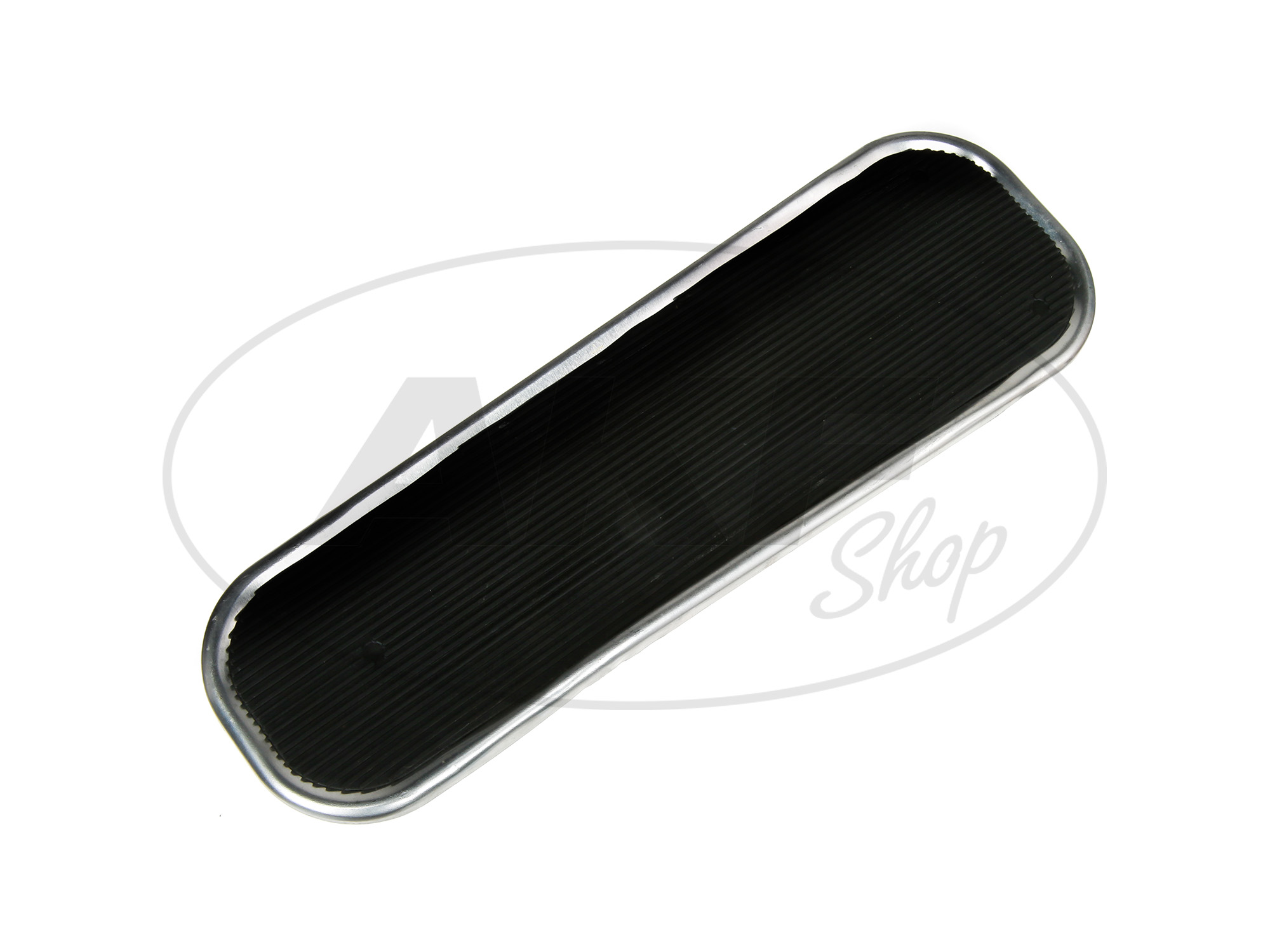 Trittbrett Links Für Simson Schwalbe - Originalersatz Mit Schwarzem Gummi