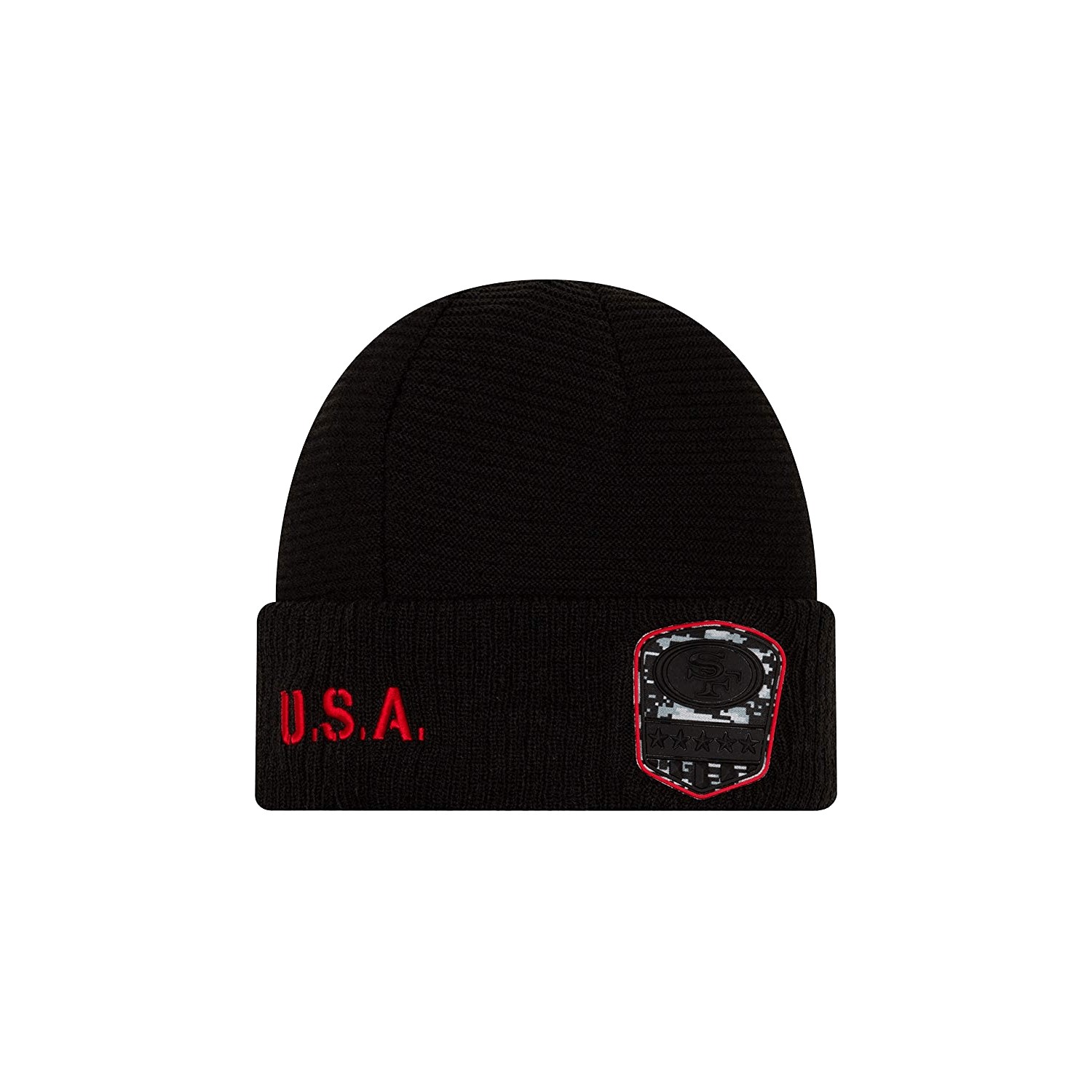 49ers salute to service knit hat