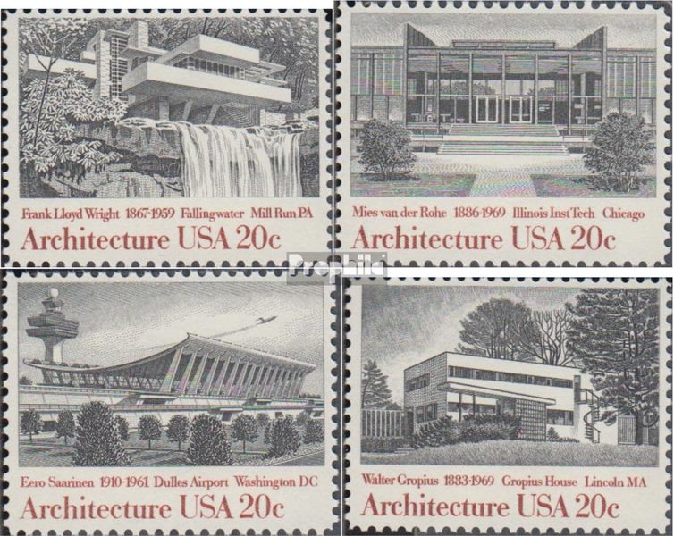 Etats-Unis 2064A-2067A Bloc De Quatre (complète Edition) Neuf Avec