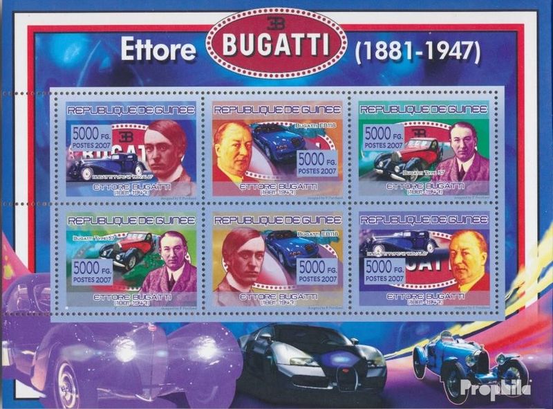 Guinea 5211-5216 Minifoglio edizione) MNH 2007 Ettore
