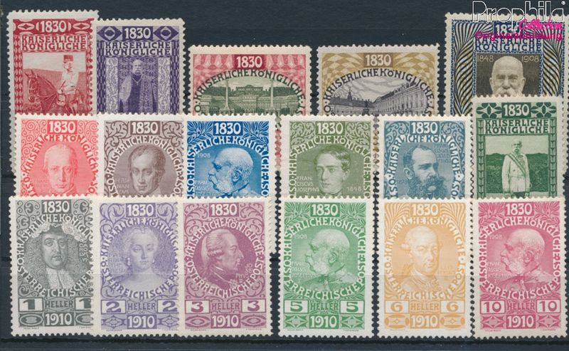 Timbres Autriche - Collection Classique Répertoriée - Lots Variés