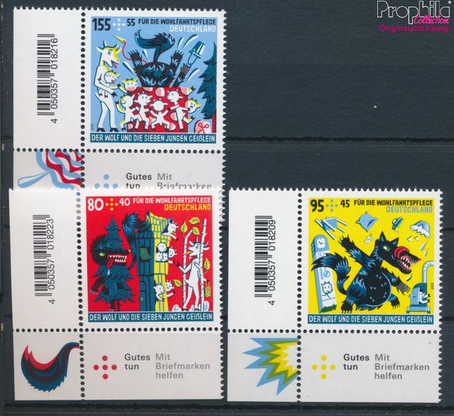 Prophila Collection GermaniaD (Germania.Germania) 2298-2302 (Completa Edizione) MNH ** MNH 2002 Sehenswïürdigkeiten (Francobolli per i Collezionisti) ferrovia/funicolare