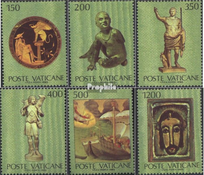 1983 Vatican Art Block 7 Stamp Collection – Complete Issue, Unmounted Mint/Never Hinged (MNH), For Philatelists