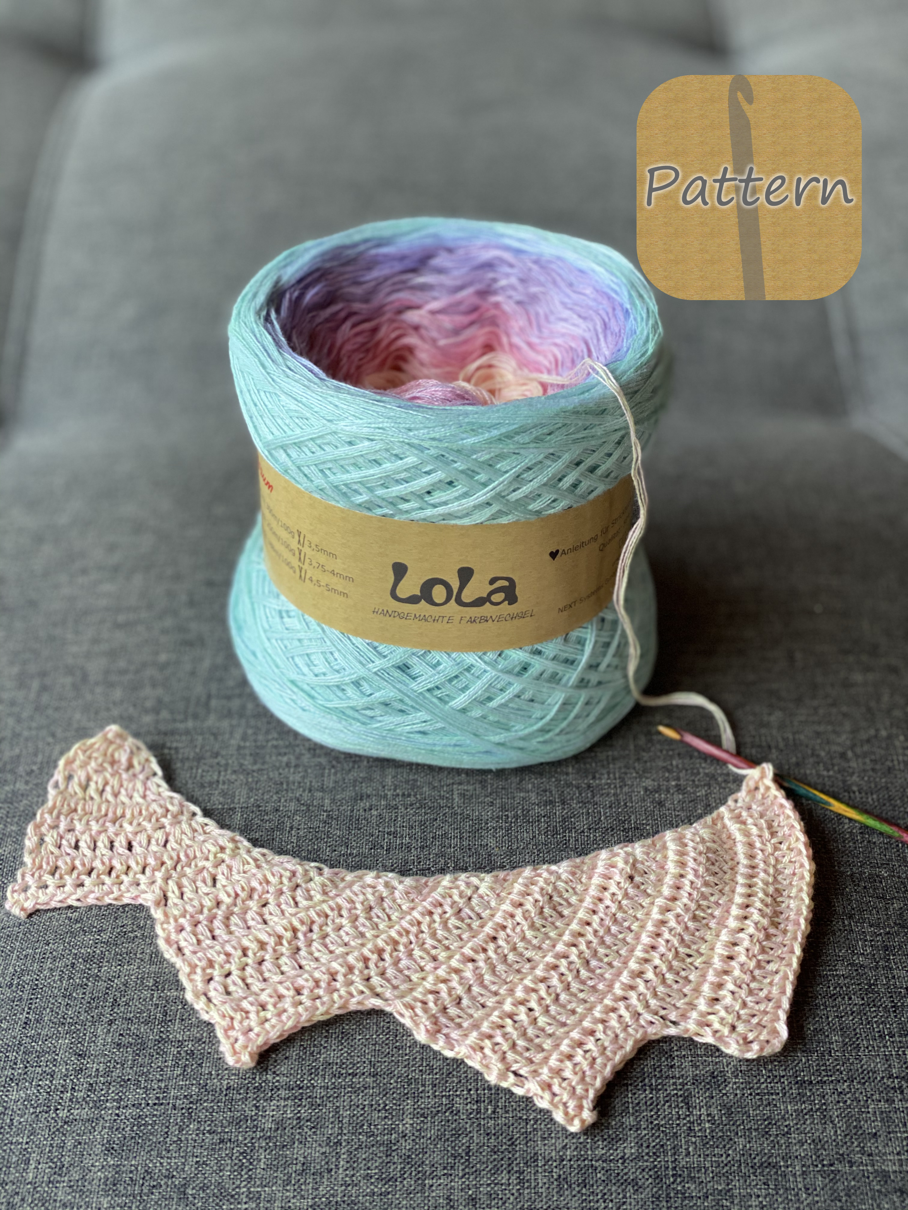     LoLa Farbverlaufsgarn Bobbel 8Fb: Pastelltraum