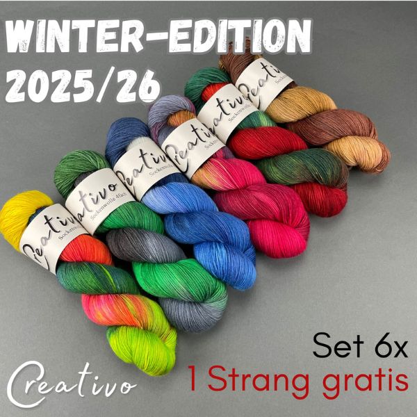 Creativo Winter-Edition in 6 winterlichen Farben.