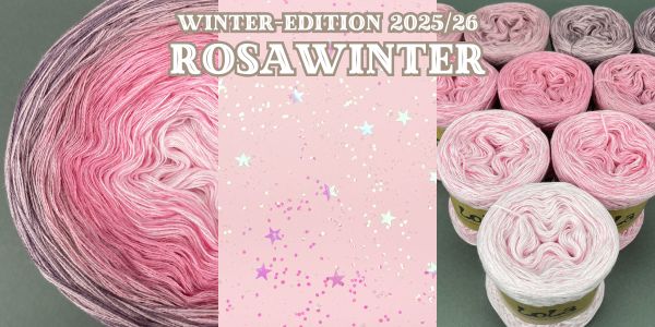 Winter-Edition 2025/26 im Verlauf Rosawinter in rosa lila.