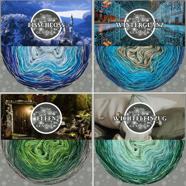 Titelbild mit 4 Bobbel im Farbverlauf aus der Winter-Edition 2025/2026.