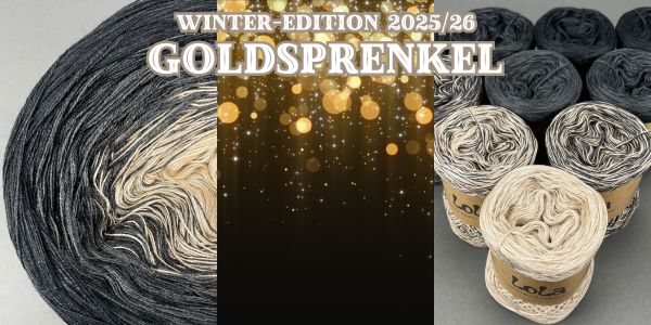 Winter-Edition 2025/26 im Verlauf beige, grau und schwarz.