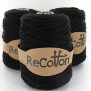 Next ReCotton 400g Stoffgarn Textilgarn Jerseygarn uni Farbe schwarz