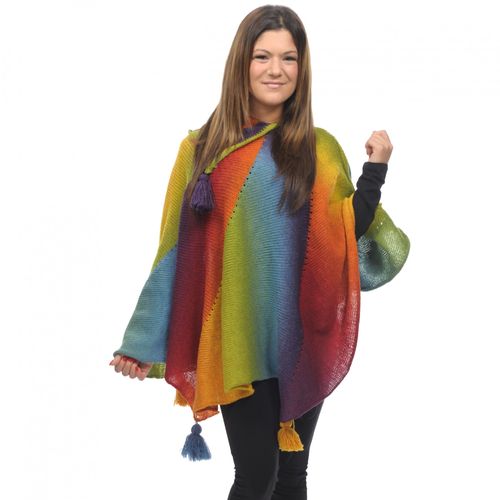 PletenÃ© balenÃ­ NEXT Rainbow Poncho 1