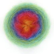 Diva Farbverlauf 2fach KidMohair mit Seide Farbe Regenbogen