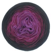 LoLa Farbverlaufsgarn Bobbel Baumwolle Dark Brombeere