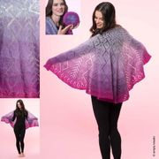 GarnSet aus "Simply Kreativ Stricken vol.1 " ID 5642: Diva 2fach KidMohair/Seide Lacetuch Diamonds