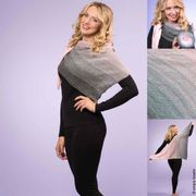 GarnSet aus "Simply Kreativ Stricken vol. 1" ID 5643: LoLa 4fach Dreiecktuch Lana von Bo Smint