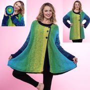 GarnSet aus "Simply Kreativ Stricken Vol. 3" ID 5901 Maya 4fach A-Form-Jacke