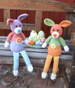 HäkelSet LoLa 6fach Bobbel Amigurumi Osterhase, Eier und Schale