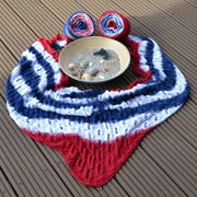 StrickSet inkl. PDF Strickanleitung LoLa 4fach Farbverlaufs-Bobbel Lace-Tuch Heimathafen