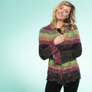 GarnSet aus "Simply Kreativ Stricken vol. 5": ID 6518 LoLa Speckle Jacke Spektakel