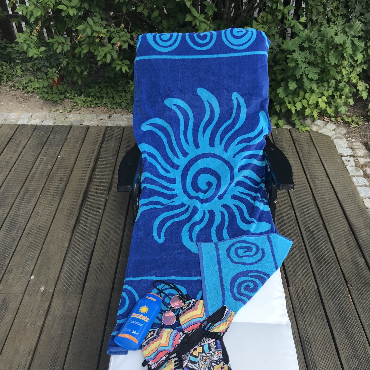 90x180 cm Dreams Strandlaken Flip Flop blau
