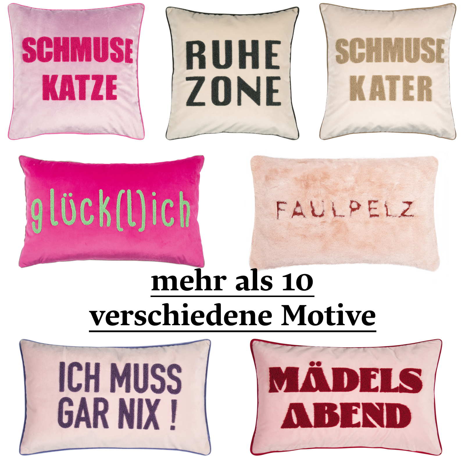 pad home Kissenhlle Kissenbezug verschiedene Motive pad home Kissenhlle Kissenbezug verschiedene Motive