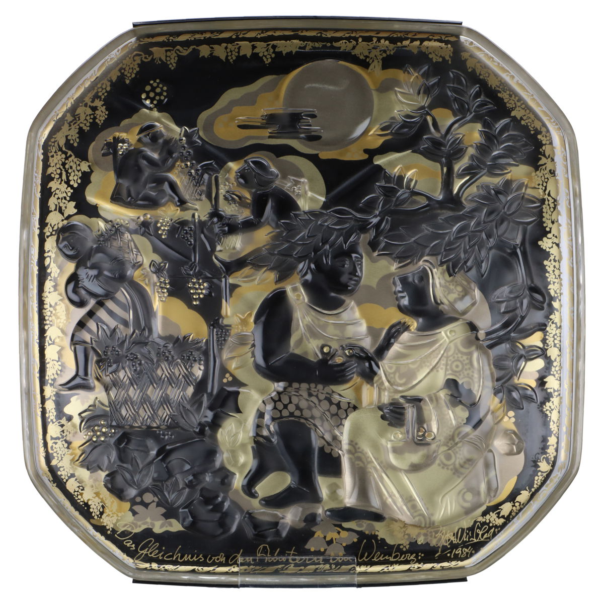 1984 Die Arbeiter im Weinberg II.Wahl Rosenthal Björn Wiinblad