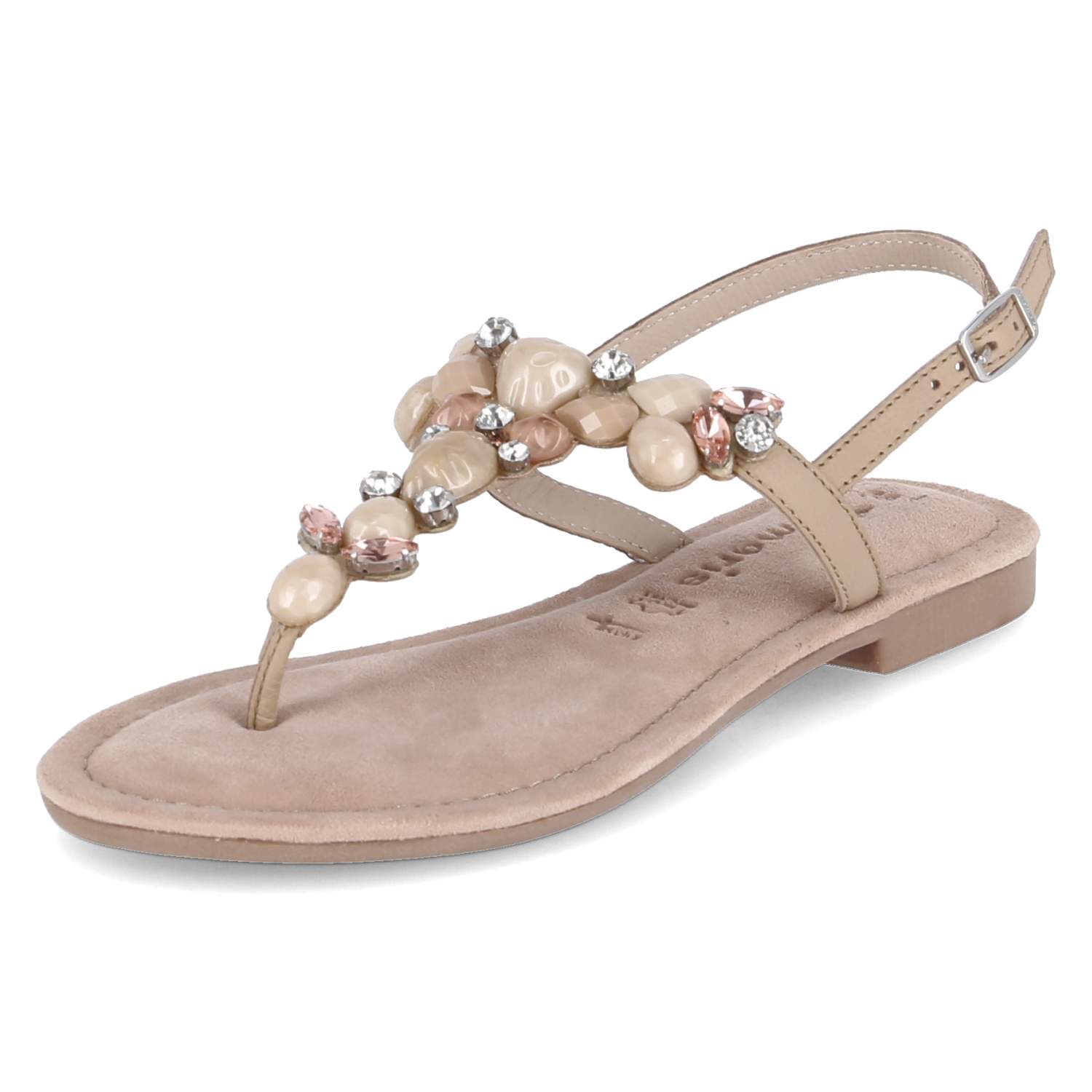 Zehentrenner-Sandalen - ivory comb
