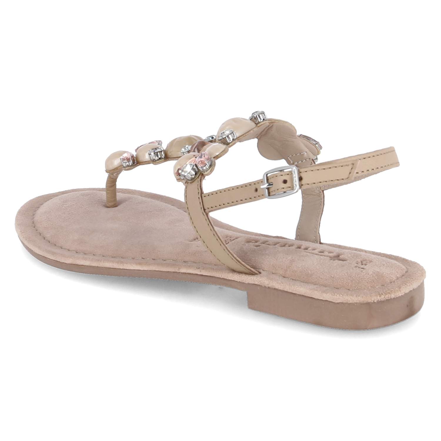 Zehentrenner-Sandalen - ivory comb