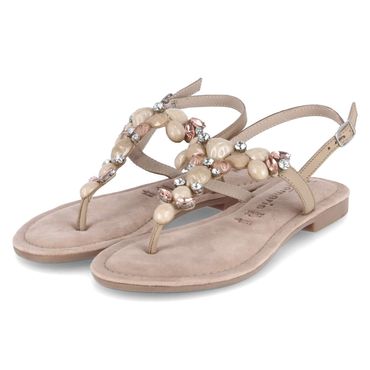 Zehentrenner-Sandalen - ivory comb