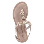 Zehentrenner-Sandalen - ivory comb