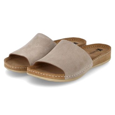 Pantoletten - rock beige