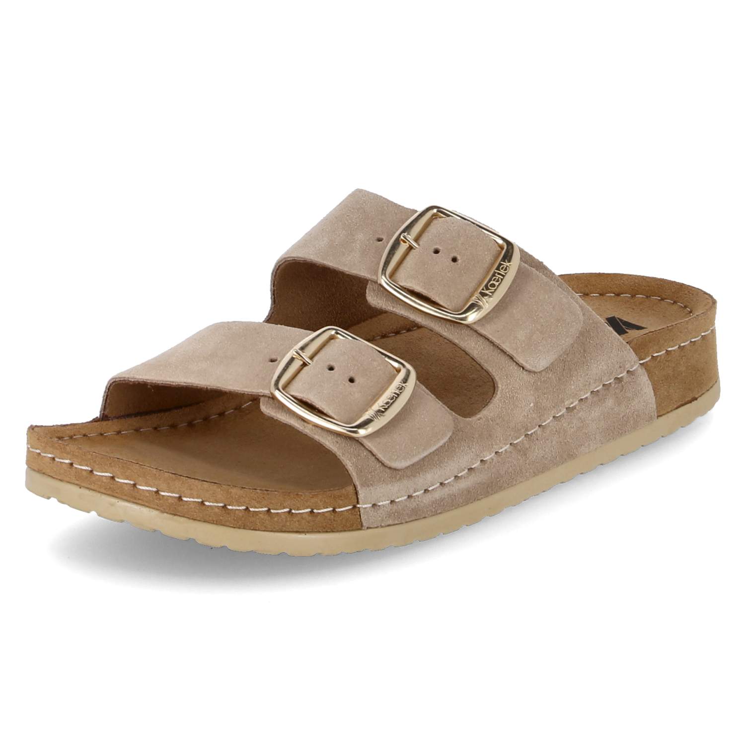 Pantoletten - cappuccino beige