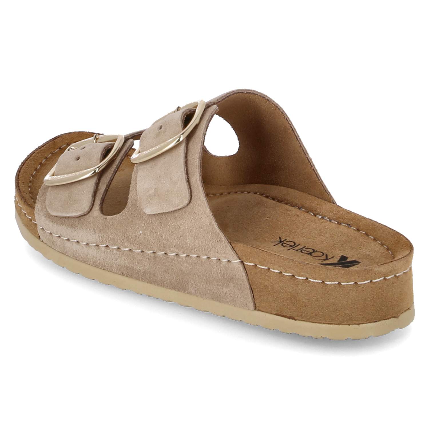 Pantoletten - cappuccino beige