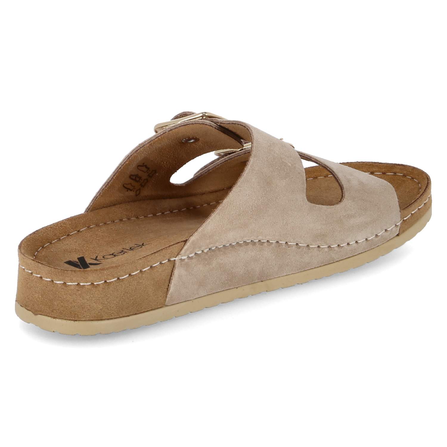 Pantoletten - cappuccino beige