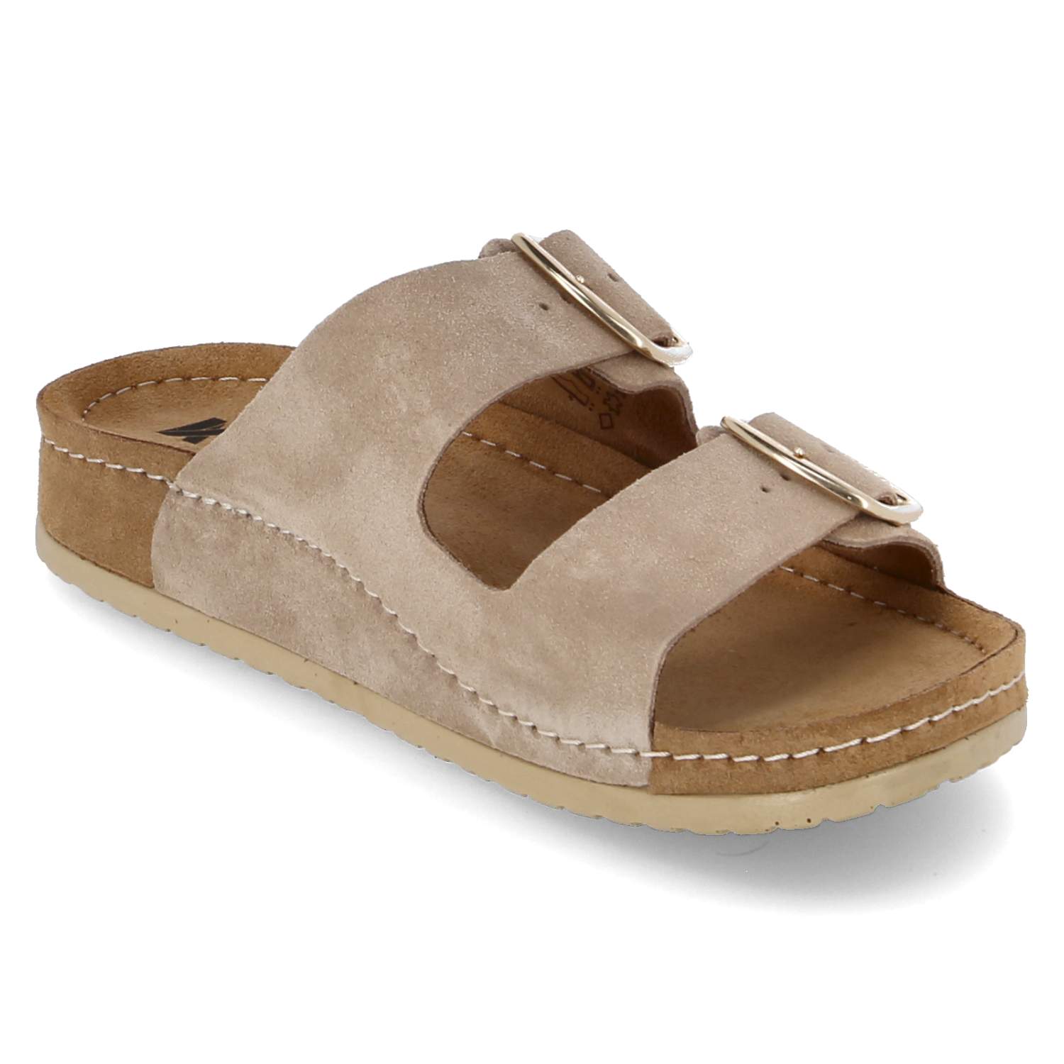 Pantoletten - cappuccino beige