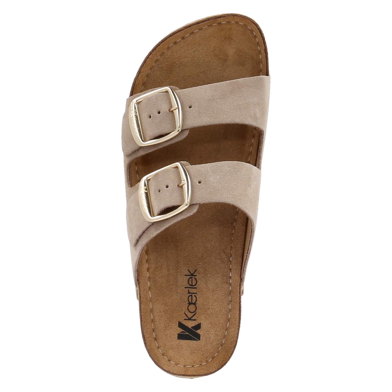 Pantoletten - cappuccino beige