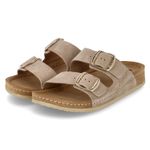 Pantoletten - cappuccino beige